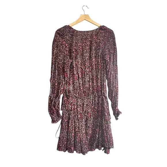 Isabel Marant Étoile Noanne Floral Mini Dress Brown FR 34 NWT - Picture 3 of 16